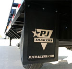 PJ Trailers Single Wheel Mudflaps